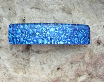 Dichroic Glass Barrette - 2.5 display picture 1