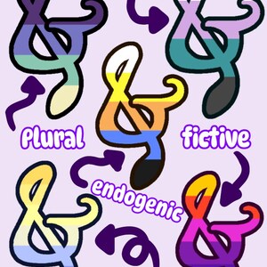 Plural System Pride Flag Symbols 2.5