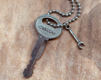 Vintage Mazda Key Necklace - Mazda Necklace - Miata - RX7 - MX5 - Mazda Accessories - Road Trip - Wanderlust