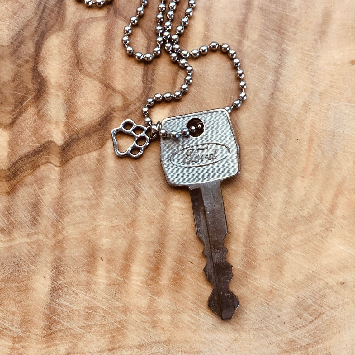 Vintage Ford Key Necklace Ford Necklace Ford Mustang Ford Etsy