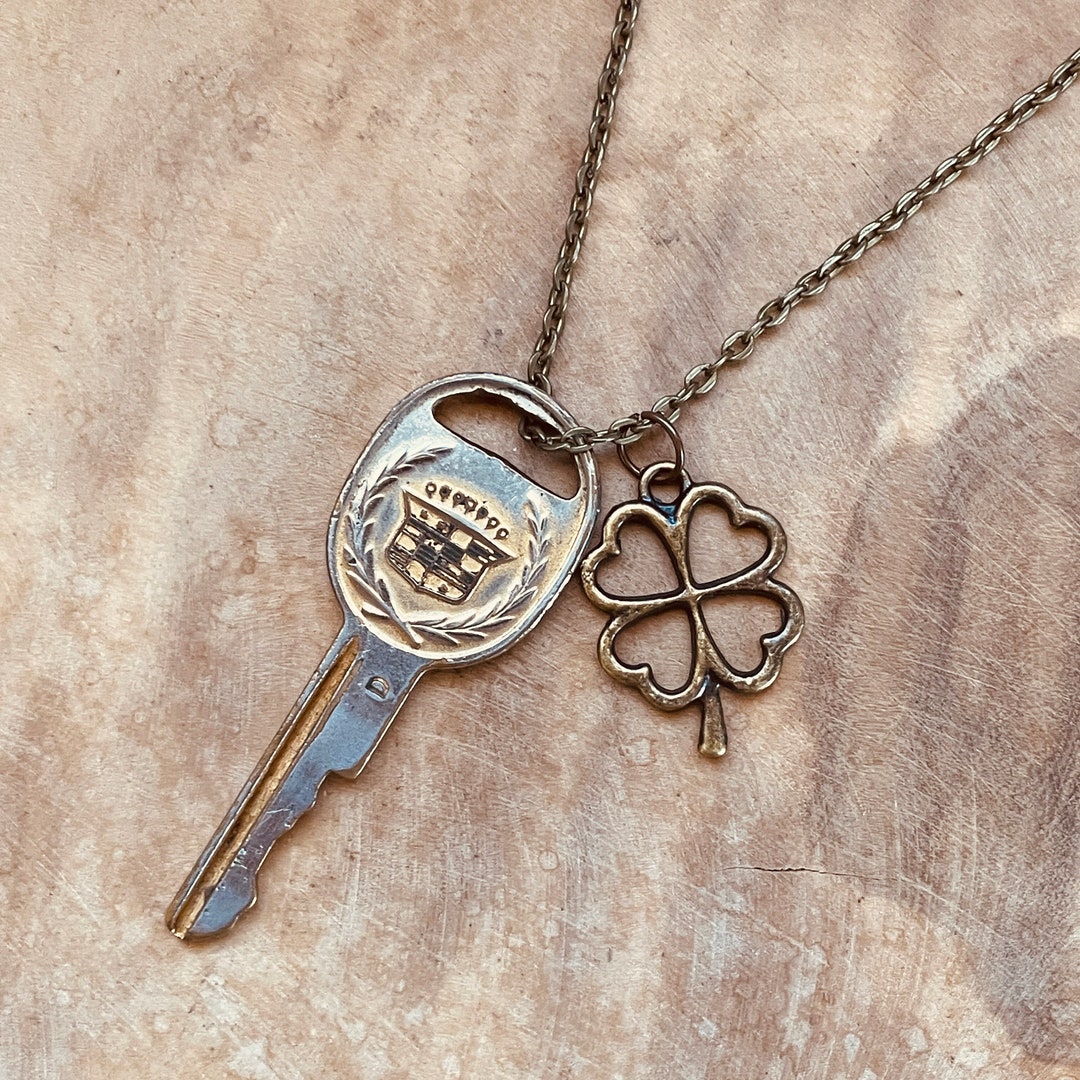Vintage Cadillac Key Cadillac Key Necklace Classic Cadillac Etsy