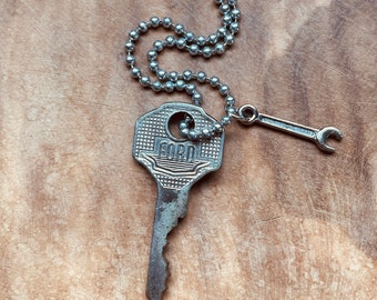 Rare Ford Key Necklace, Vintage Ford Key, Ford Truck, Ford Mustang Key, Mustang Necklace, Ford Accessories, Ford Ranger, Bronco, Thunderbird