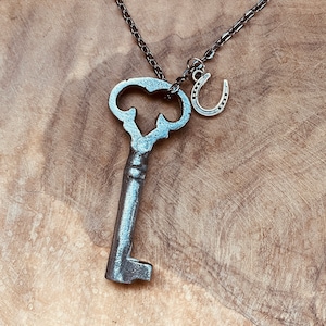 Skeleton Key Necklace, Vintage Key, Antique Key Necklace, Mens Key Necklace, Rustic Key, Key To My Heart Necklace, French Key, Fancy Key