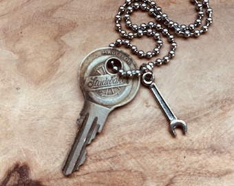 Vintage Studebaker Key - Antique Key - Vintage Car Keys - Wagon - Classic Cars - Golden Hawk - Gran Turismo - Silver Hawk - Sky - Flight