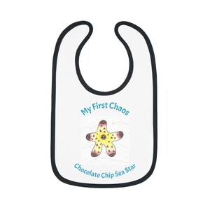My First Chaos Chocolate Chip Sea Star Bib