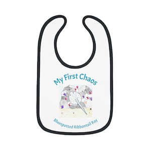My First Chaos Bluespotted Ribbontail Ray Bib