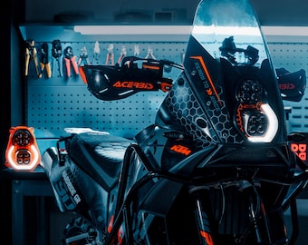 KTM 950 / 990 Adventure LED Headlight – Plug & Play 3D Printed