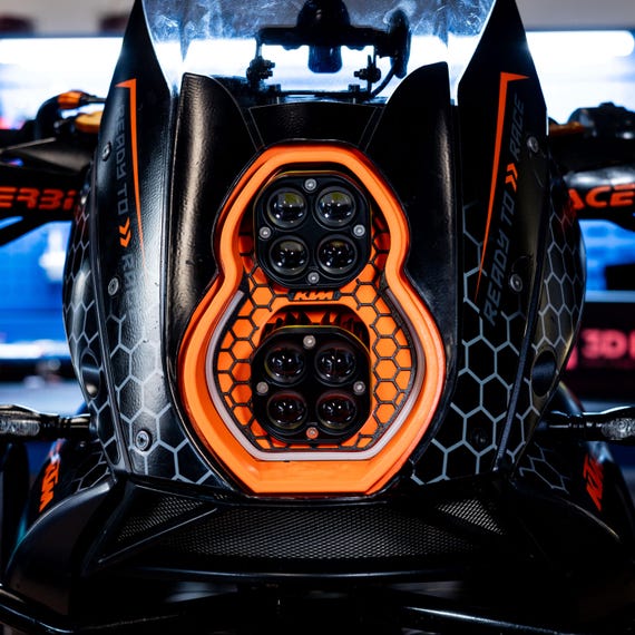 KTM 950 990 Adventure Super duke ヘッドライト KTM 950 / 990 Adventure LED Headlight – Plug & Play 3D Printed