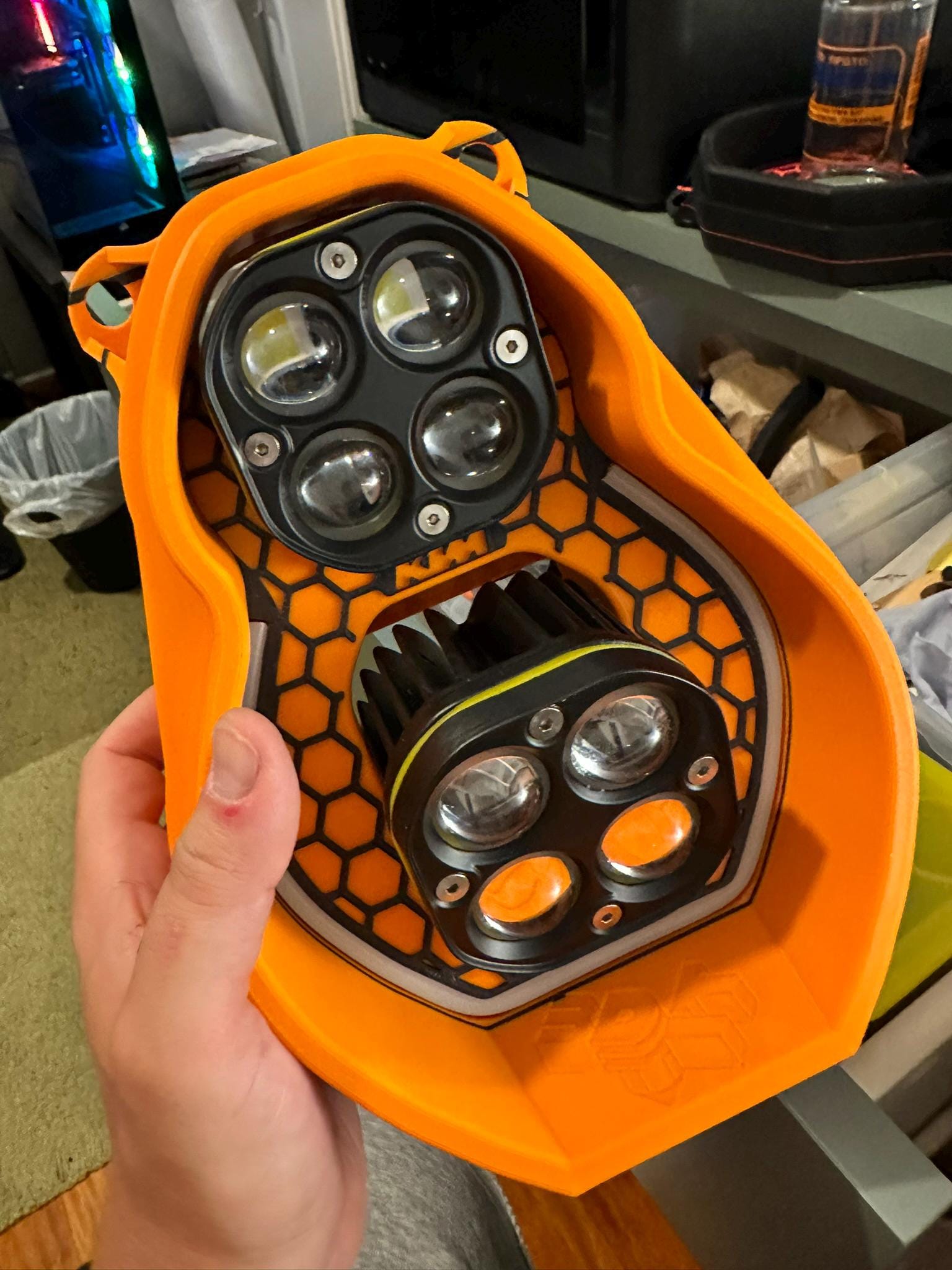 KTM 950 / 990 Adventure LED Headlight – Plug & Play 3D Printed