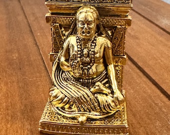 Divine Raghavendra idol in brass or copper