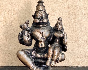 Copper Idol of Lakshmi Narasimha