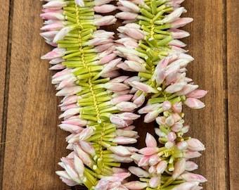 Jaathimalli/Poet's Jasmine (buds)strings (16 in)- handmade, elegant, reusable and hassle-free maintenance