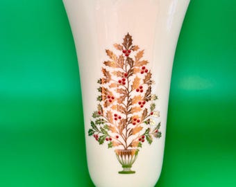 Vintage Lenox vase- Christmas vase