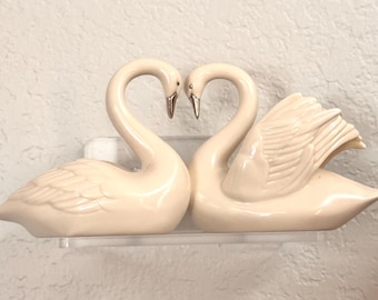 Vintage Lenox Swan Collection- "Forever yours swans"
