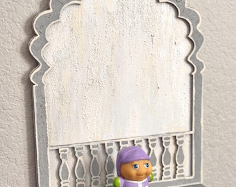 Minimalist Wall frame/shelf/trinket holder 12in* 9in)