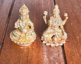 Panchaloka Lakshmi Kubera pair of idols
