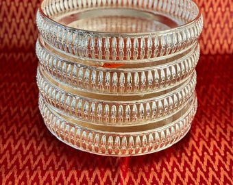 Engraved German Silver Plate "Surya": 10in Tarnish Resistant Home Decor