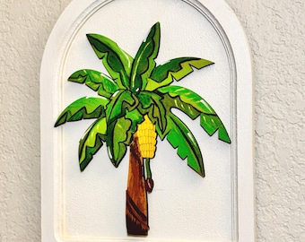Handcrafted Banana Tree (Vaazhai Maram) Wall Plaque