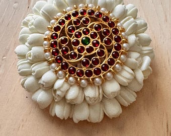 Kemp/kundan stone Jasmine Hair Accessory - various options!