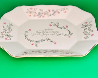 Vintage Lenox Tray - Love is collection