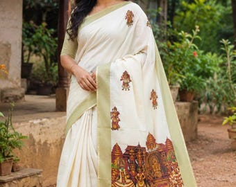 Kerala Tissue Saree