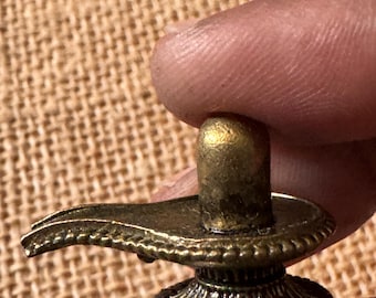 Brass miniature Linga idol