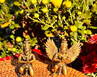 Brass Hanuman and Garuda pair (Small)