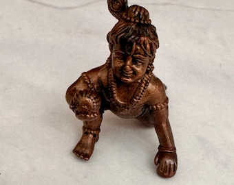 Pure Copper Krishna idol