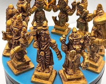 Brass Dasavatharam set - a must have for idol collectors, home, gifting for loved ones