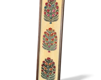 Unique Fusion Relief wood engravedArt Frame for home/ gifting (8in*30in)