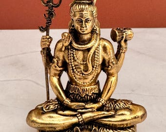 Brass Shiva idol
