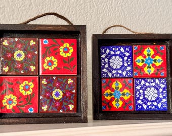 Jaipur Ceramic Tile Frames – Handcrafted Heritage for Your Home