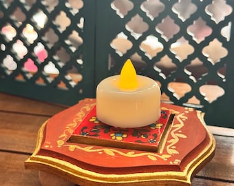 Contemporary Mini Riser/Pedestal with Jaipur Tile