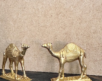 Brass Camel Idol/Figurine (Pair)