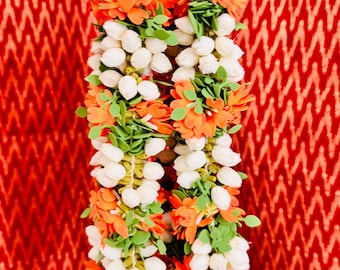 Nostalgic Kadambam (mixed flowers string) - Reusable Jasmine Hair Strings (16inch)