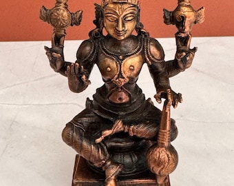 Pure Copper Vishnu idol