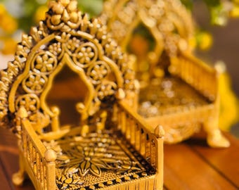 Brass Puja Peetam/Simhasanam/Mandasanam