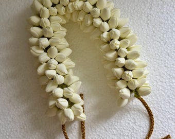 Jasmine Bud - Hair Bun tie or Veni (Bridal/Wedding accessory)
