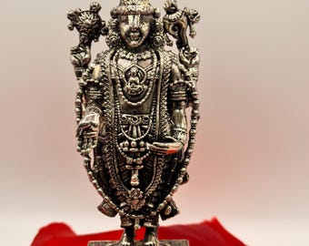 Pure German Silver Idols- Antique finish, Venkatachalapathy, Balaji, Perumal