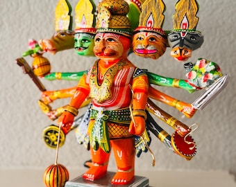 Wooden Panchamukha Hanuman
