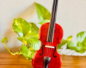 Wooden Miniature Violin