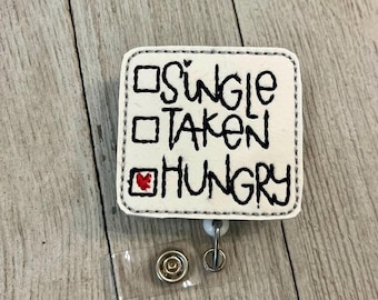 Felt Badge Holder: Retractable ID Reel with Clip