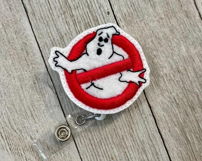 No ghosts badge reel, no ghosts ID holder, no ghost feltie, badge pull
