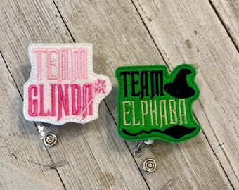 Wicked Witch Felt Badge Reel: Fun ID Holder