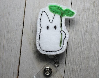 Cartoon badge holder, retractable reel