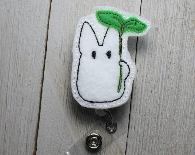 Cartoon badge holder, retractable reel
