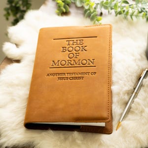 Leather Book of Mormon - Hard Cover
