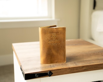 Libro de Mormón en cuero (minilibro) - Tapa blanda