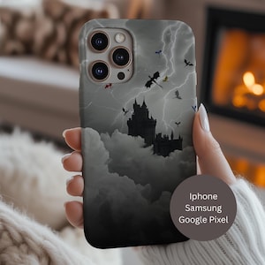 Funda para teléfono Bookish, funda con diseño de dragón, funda romántica para iPhone, funda para Samsung, regalo para amantes de los libros