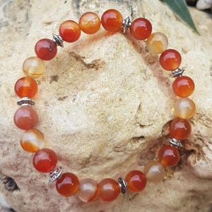 Bracelet en pierre de cornaline
